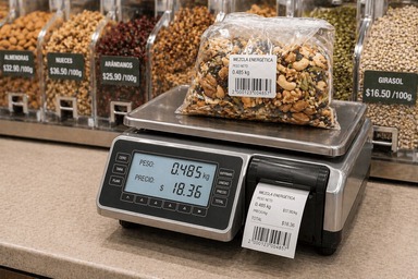 Código de barras para productos a granel vendidos por peso