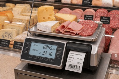 Código de barras para quesos y embutidos de peso variable