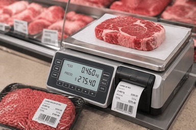 Código de barras para carnes y aves vendidas por peso variable